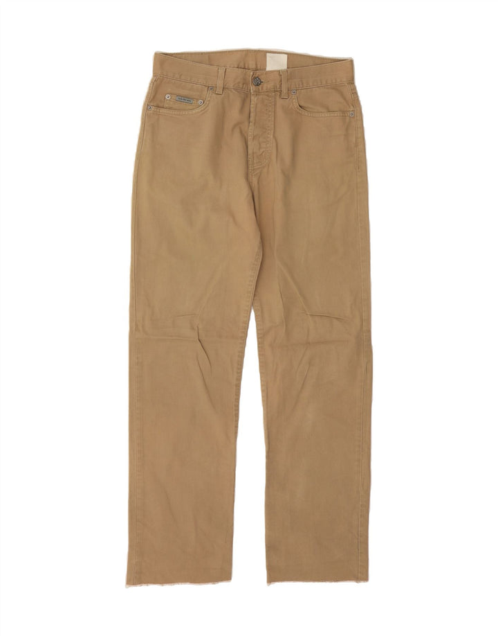 CALVIN KLEIN Womens Straight Jeans W30 L29  Brown Cotton Vintage Calvin Klein and Second-Hand Calvin Klein from Messina Hembry 