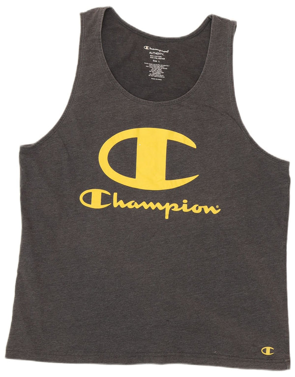 Champion Ανδρικό μεγάλο γκρι βαμβακερό
