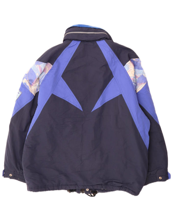 Sergio Tacchini Ανδρικό μπουφάν σκι με κουκούλα UK 42 XL Navy Blue Sports