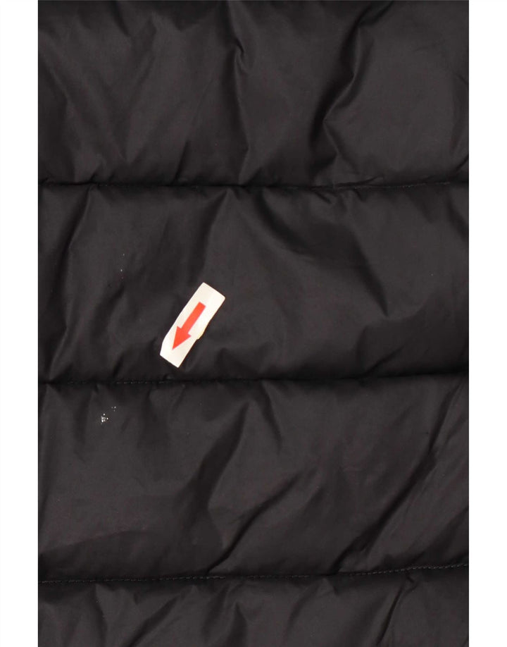 Blauer Γυναικείο μπουφάν με κουκούλα UK 18 XL Μαύρο Πολυαμίδιο