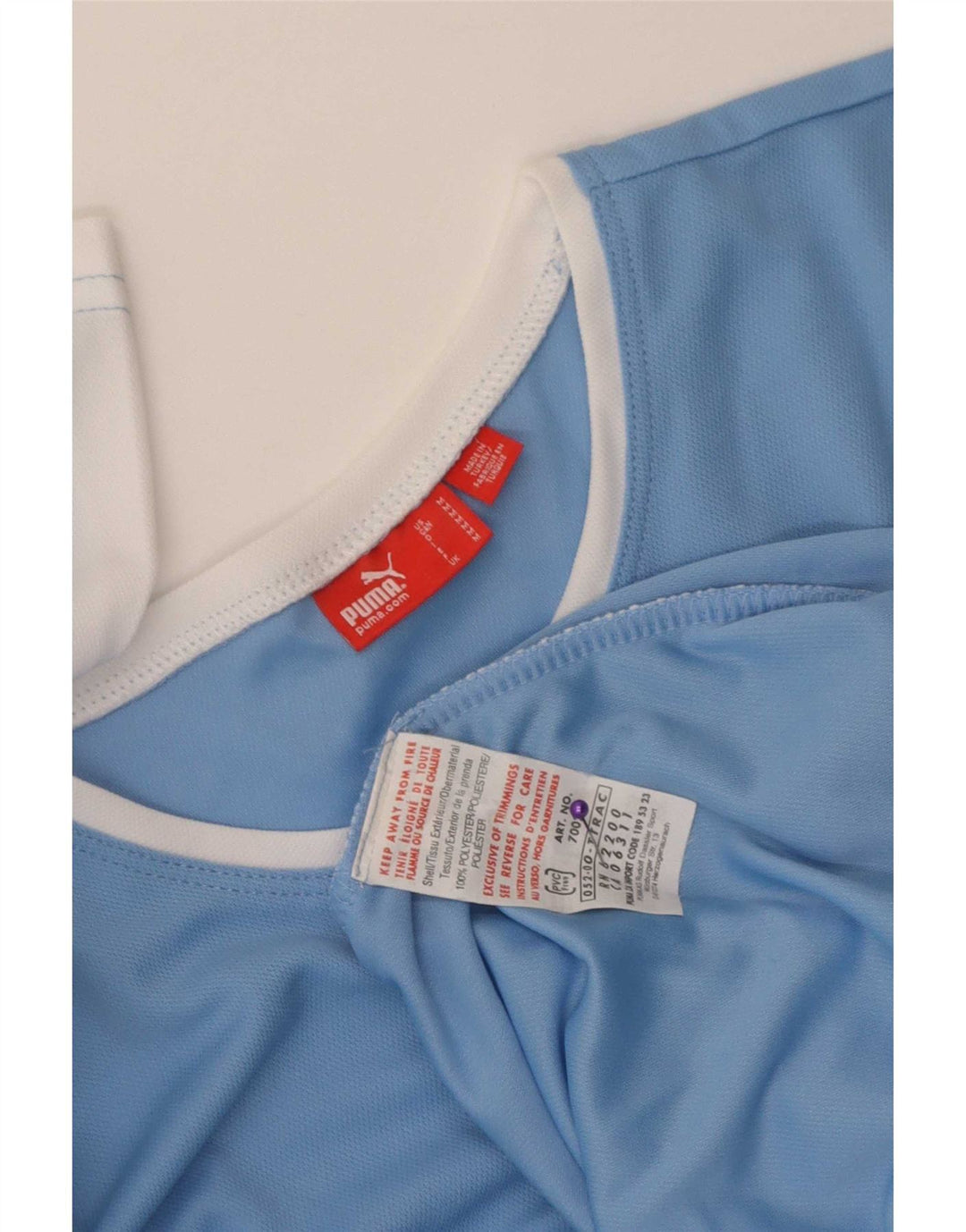 Ανδρικό T-Shirt Puma Top Medium Blue Colorblock Πολυεστέρας