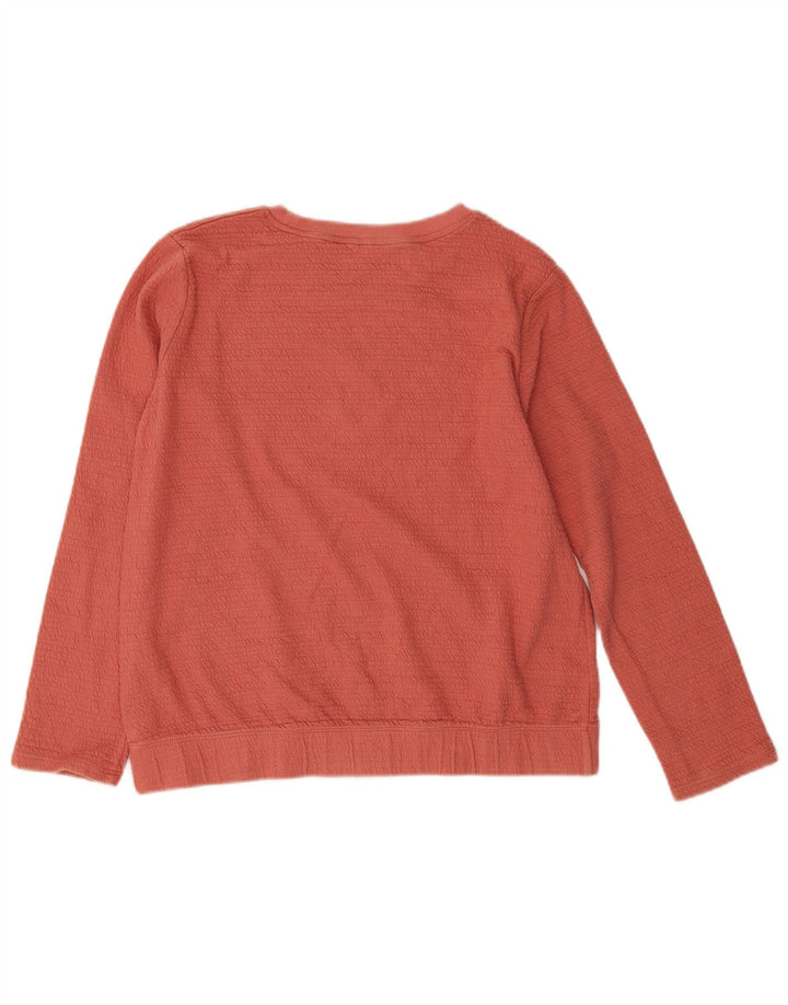 Γυναικείο φούτερ Massimo Dutti Jumper UK 14 Μεσαίο πορτοκαλί βαμβακερό