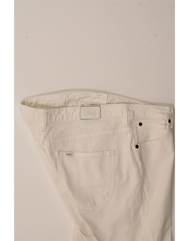 LEE Womens Norma Slim Jeans W33 L33 White Cotton Vintage Lee and Second-Hand Lee from Messina Hembry 