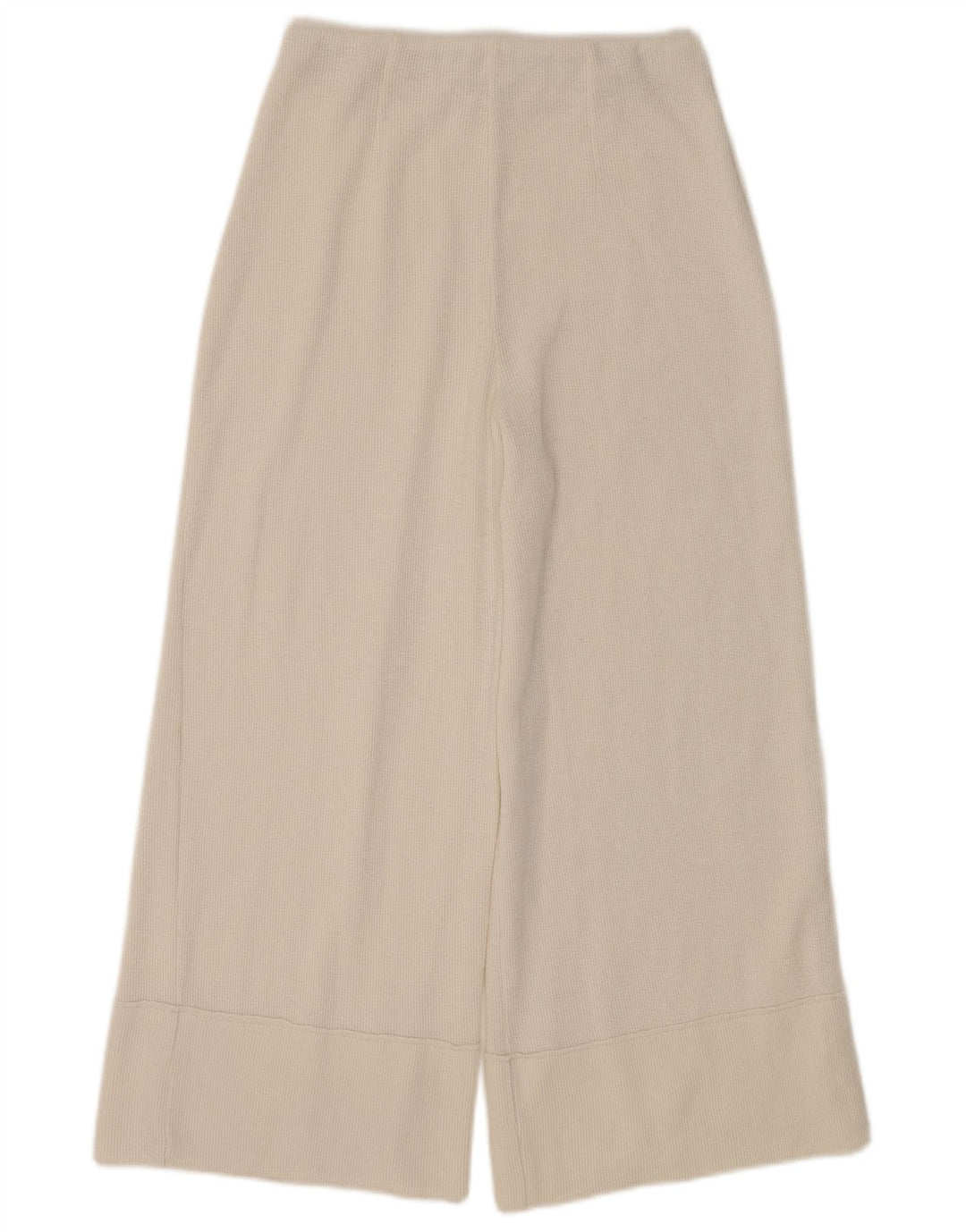 Zara Γυναικεία φόρμα Capri Παντελόνι UK 10 Small White