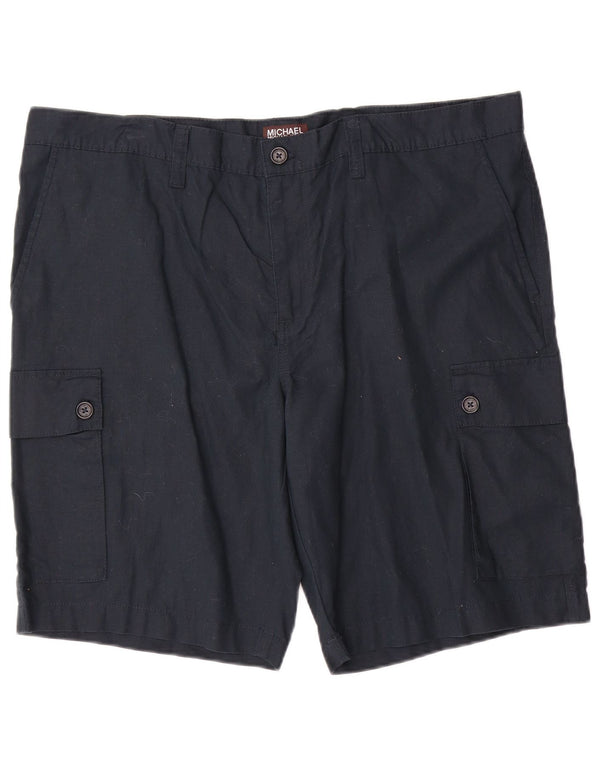 Ανδρικό σορτς Cargo Michael Kors W40 XL Navy Blue λινό