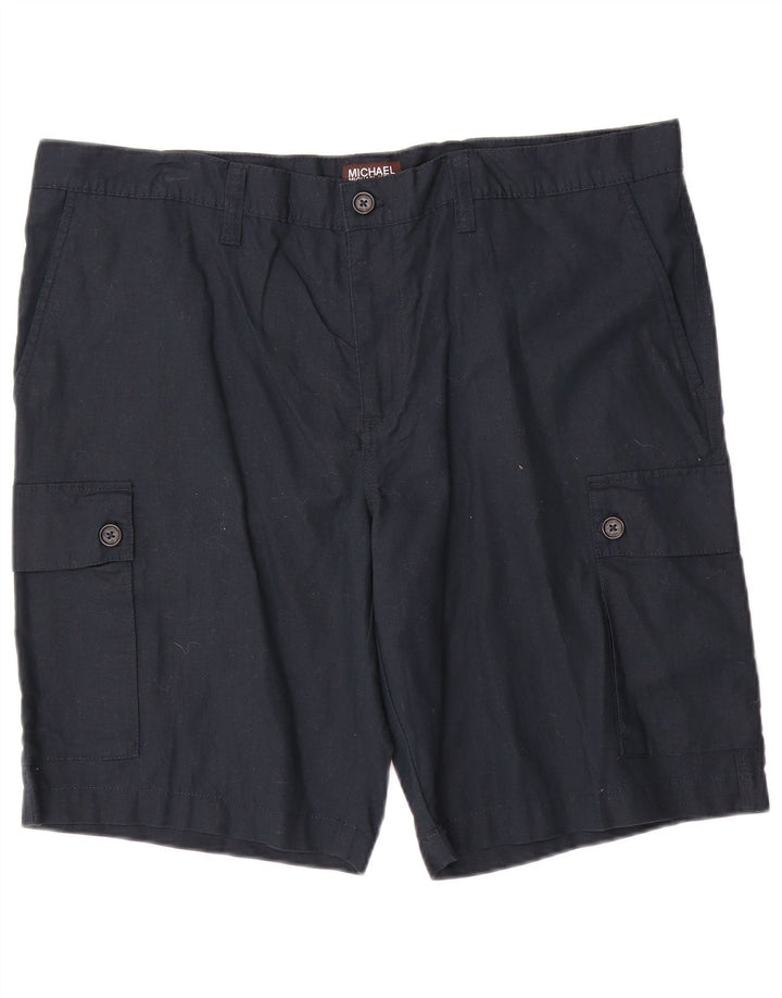 Ανδρικό σορτς Cargo Michael Kors W40 XL Navy Blue λινό