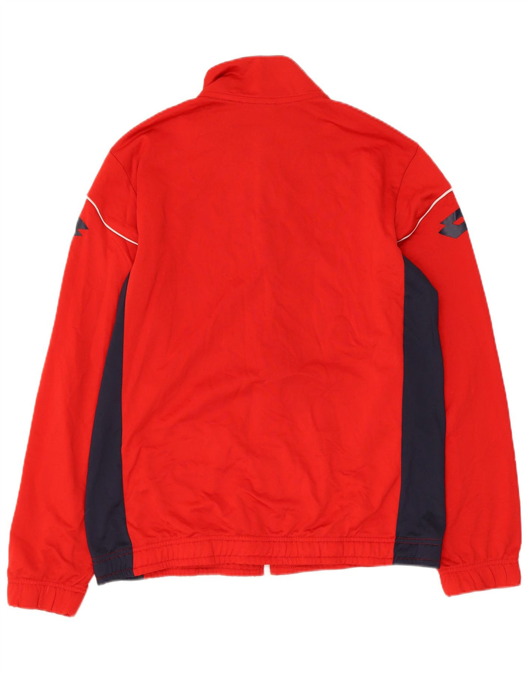 Ανδρική αθλητική φόρμα γραφικών LOTTO Top Jacket μεσαίου κόκκινου χρώματος πολυεστέρας
