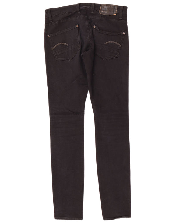 Ανδρικά G-Star Revend Skinny Jeans W33 L34 Μαύρο βαμβακερό