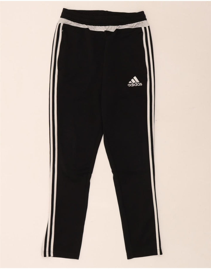 Παντελόνι αθλητικής φόρμας ADIDAS Boys Climacool 13-14 ετών μαύρο πολυεστέρα
