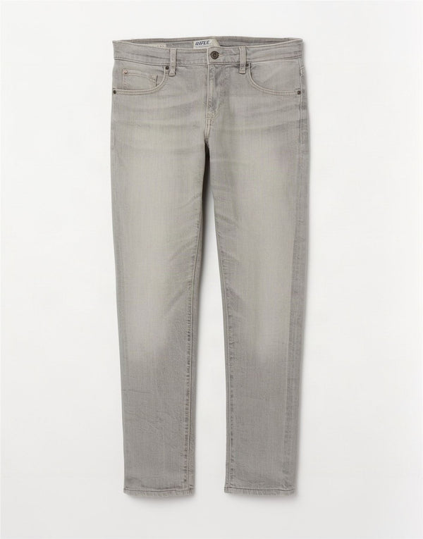 Rifle Γυναικείο Slim Jeans W30 L30 Γκρι βαμβακερό
