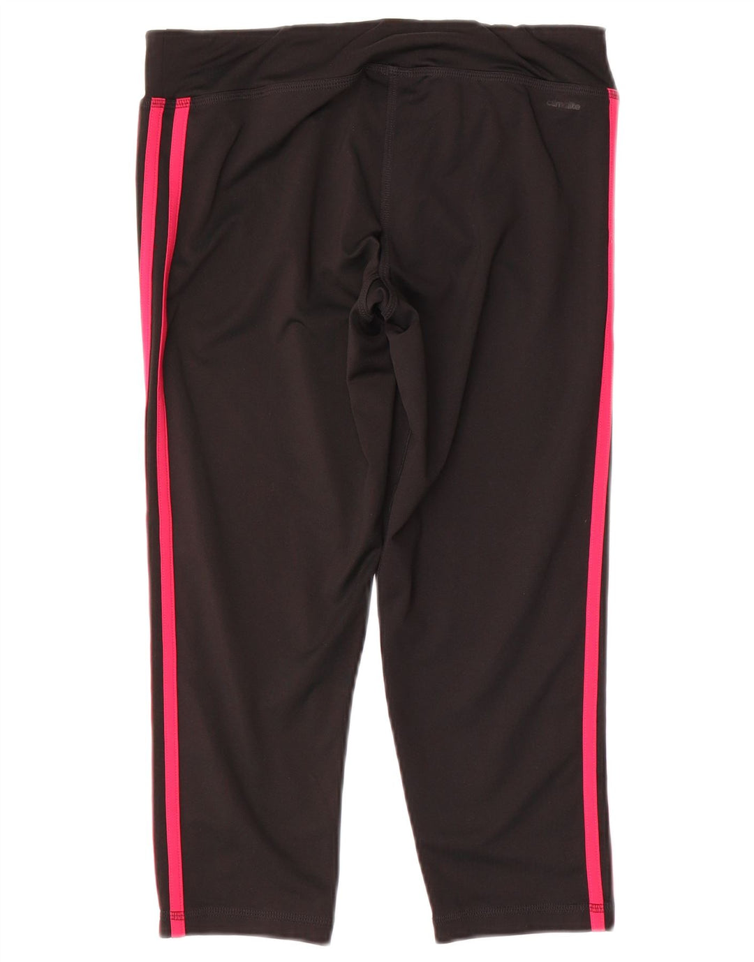 Adidas Γυναικεία κολάν Capri Climalite UK 12/14 Μεσαίο μαύρο πολυεστέρα