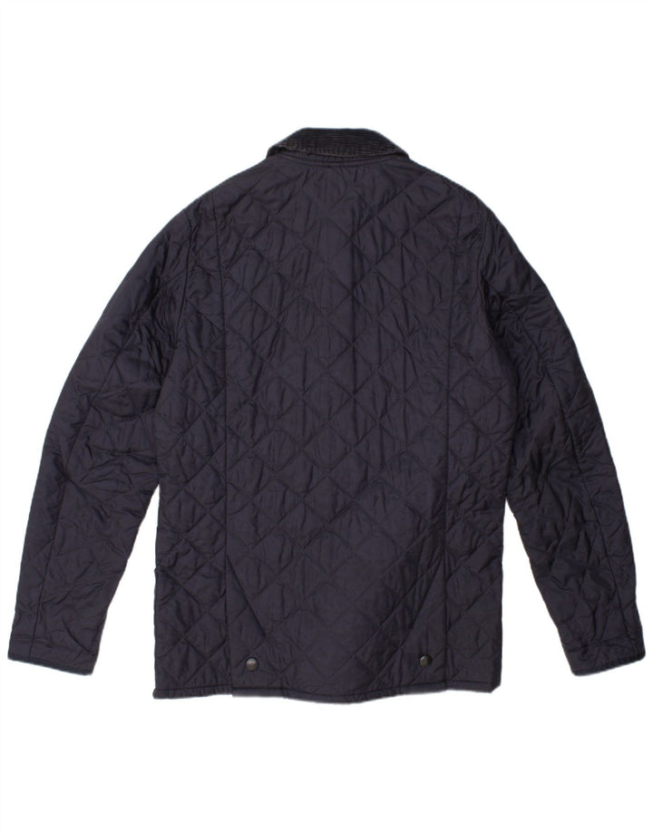 Ανδρικό καπιτονέ μπουφάν Barbour UK 38 Medium Navy Blue Polyamide
