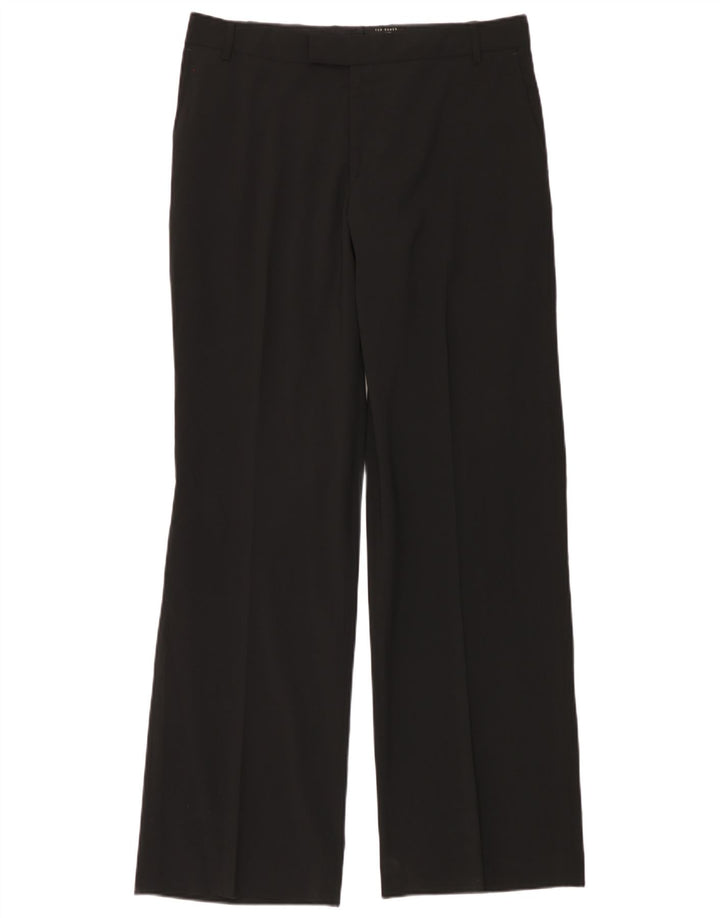 Ted Baker Ανδρικό ίσιο παντελόνι W36 L36 Μαύρο