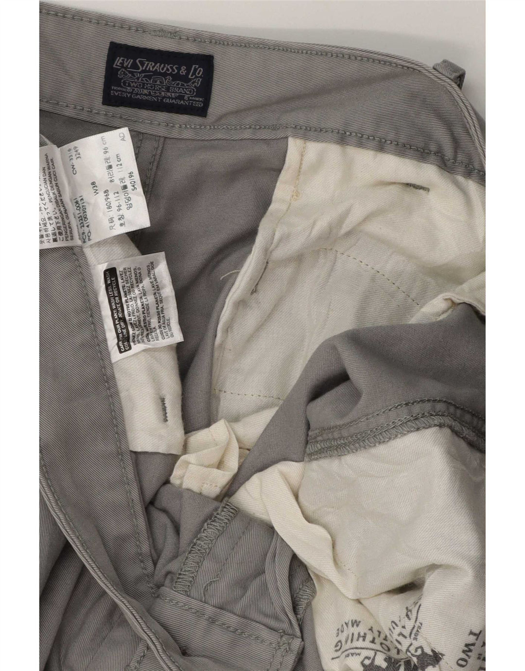 Ανδρικό σορτς Levi's Cargo W38 XL Γκρι βαμβακερό