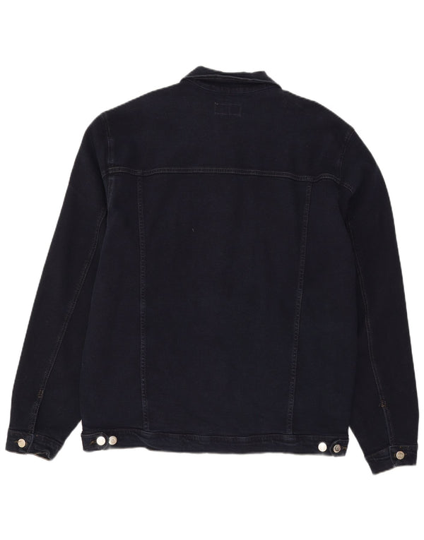 Vintage Ανδρικό Τζιν Μπουφάν UK 46 3XL Navy Blue