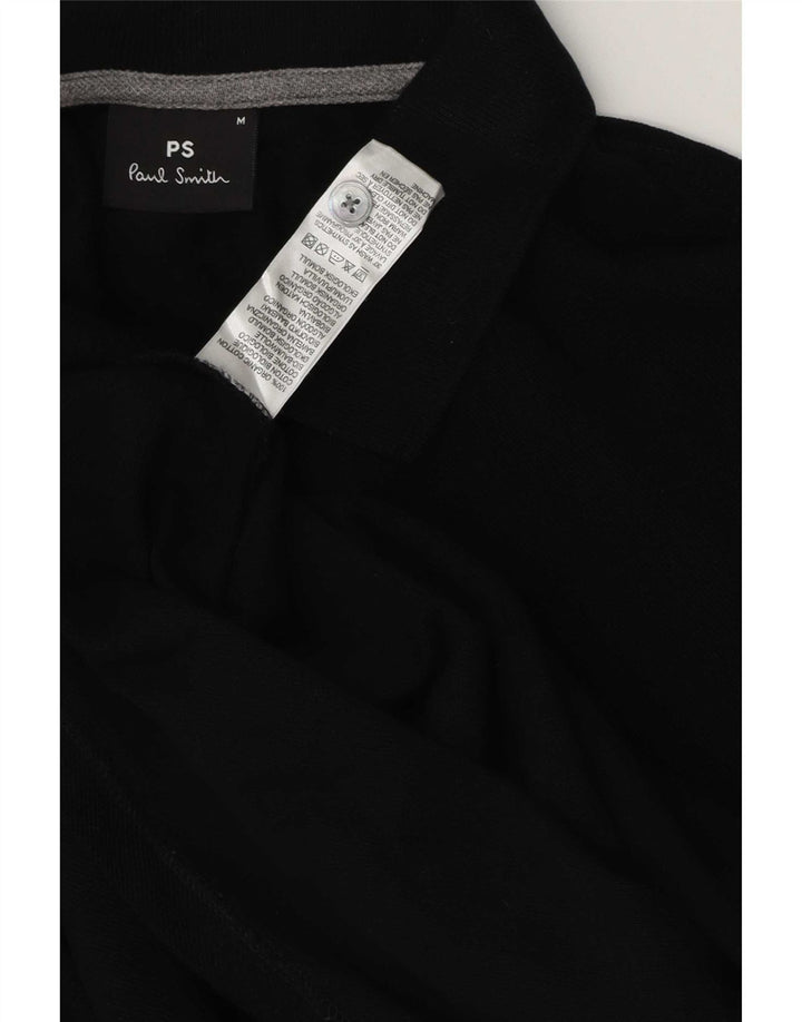 Paul Smith Ανδρικό μακρυμάνικο μπλουζάκι πόλο μεσαίο μαύρο