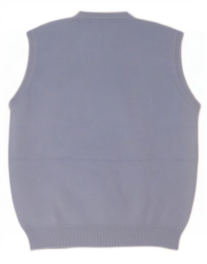 Fred Perry ανδρικό γιλέκο Tank Top Μεσαίο μπλε βαμβακερό
