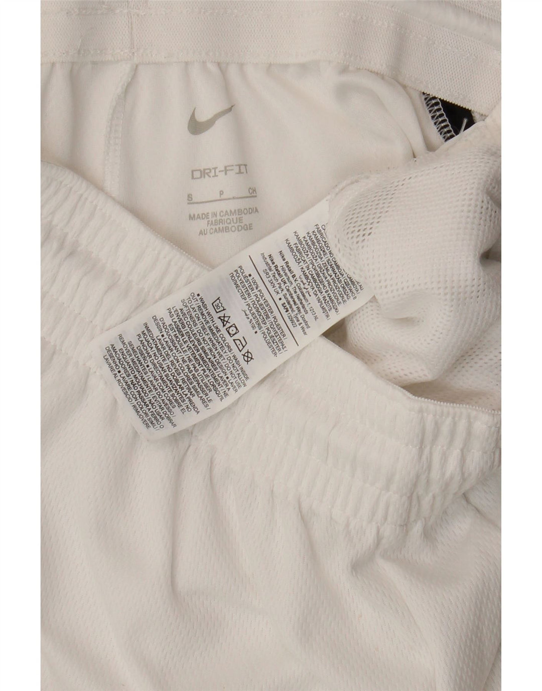 Ανδρικά σορτς Nike Dri Fit Sport Small White Colourblock Polyester