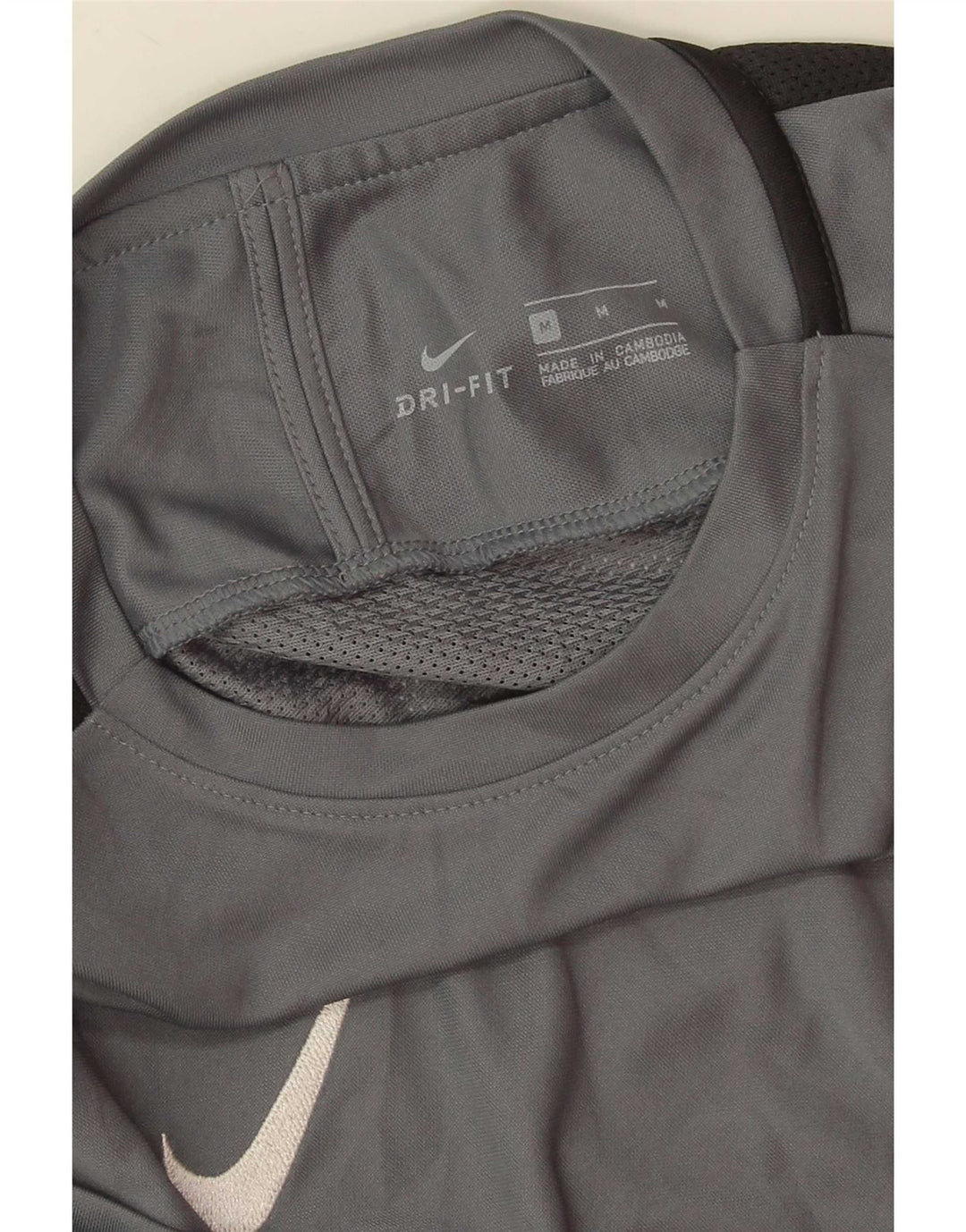 Ανδρικό T-Shirt Nike Dri Fit Τοπ μεσαίου γκρι χρώματος