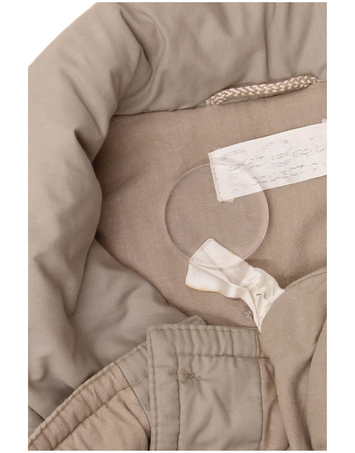 Vintage Γυναικείο Oversized Πανωφόρι EU 40 Medium Beige Polyester