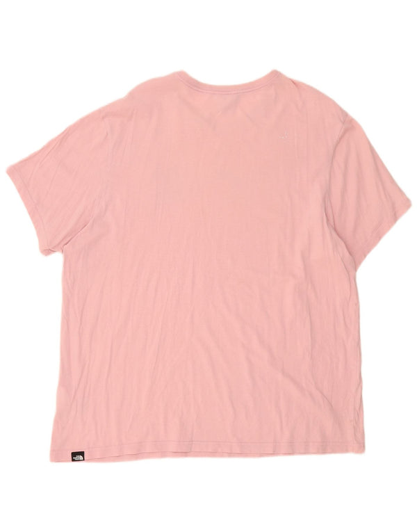 Ανδρικό T-Shirt North Face Top XL Pink Cotton