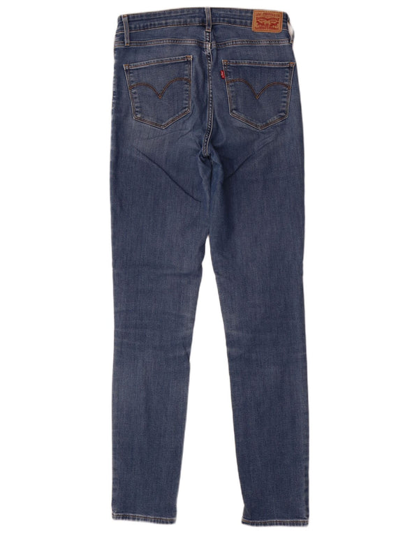 LEVI'S Γυναικείο 721 Ψηλό Skinny Jeans W28 L29 Μπλε βαμβακερό