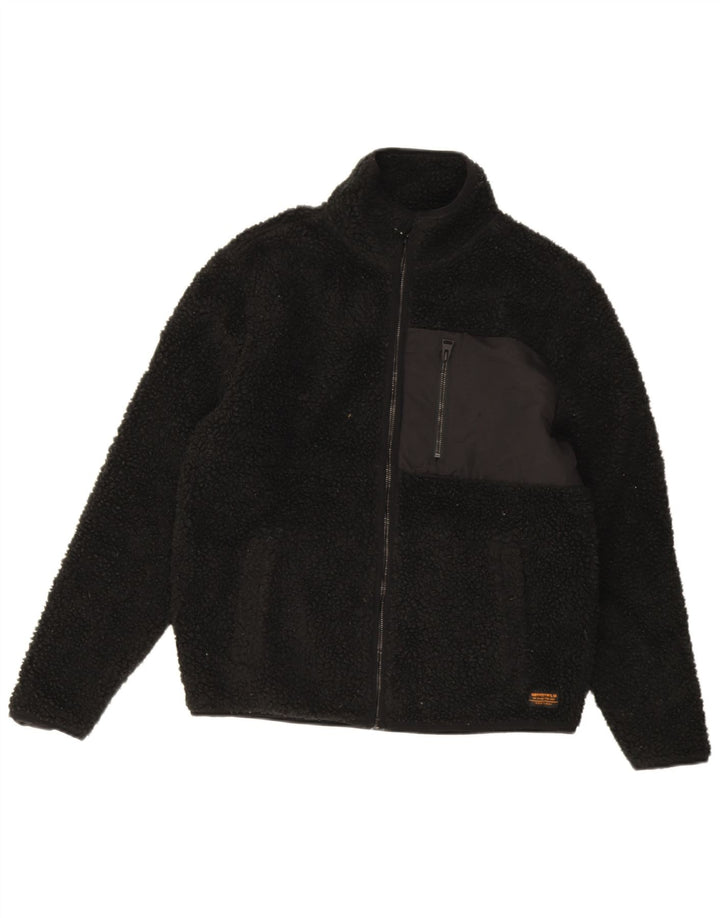 Ανδρικό Fleece Jacket Superdry UK 36 Small Black Polyester