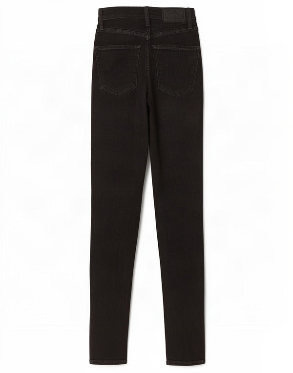 Γυναικείο τζιν Levi's Mile High Super Skinny W23 L32 Μαύρο βαμβακερό