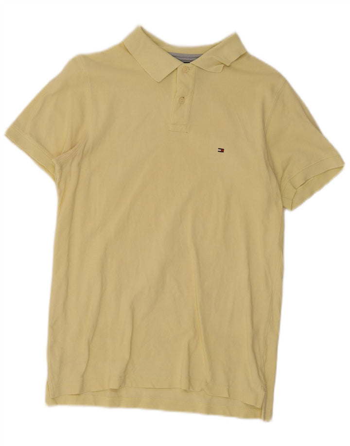 Tommy Hilfiger Ανδρικό πουκάμισο Polo Slim Fit Medium Yellow