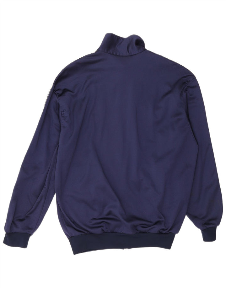 ASICS Ανδρική φόρμα αθλητικής φόρμας γραφικών Top Jacket Large Navy Blue Polyamide