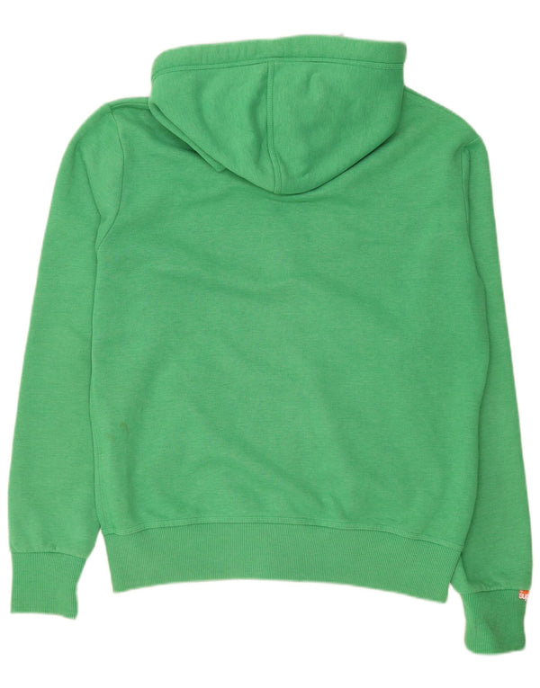Ανδρικό πουλόβερ με κουκούλα με φερμουάρ Superdry XL Πράσινο βαμβακερό