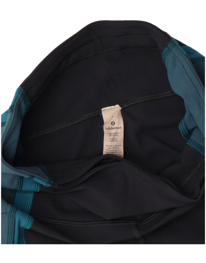 Γυναικείο κολάν Lululemon US 4 Small Blue Colorblock Nylon