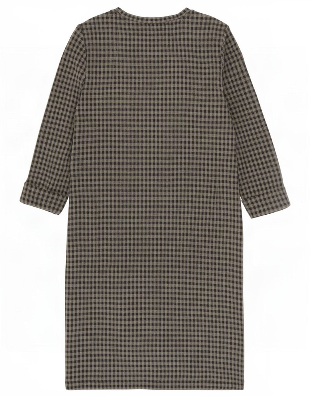 Marks & Spencer Γυναικείο φόρεμα 3/4 Sleeve Shift UK 8 Small Black Gingham