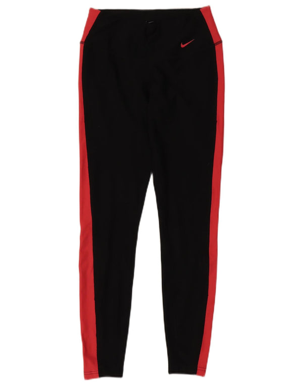 Γυναικεία κολάν Nike Dri Fit UK 6 XS Black Colourblock Sports από πολυεστέρα