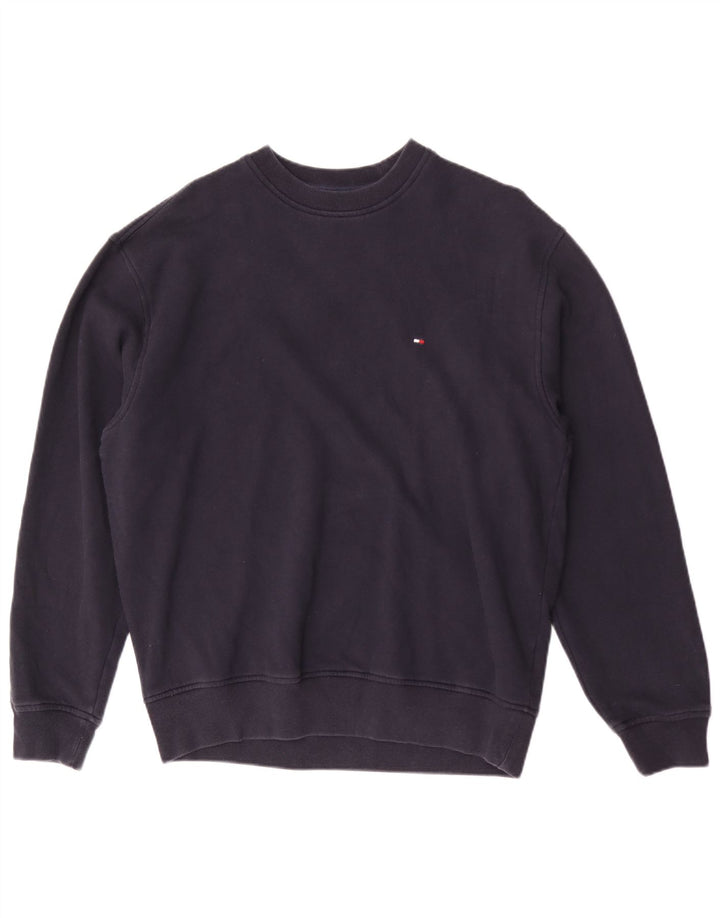 Ανδρικό φούτερ Tommy Hilfiger Jumper Small Navy Blue Cotton