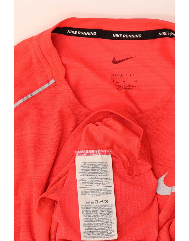 Ανδρικό T-shirt Nike Dri Fit Τοπ μεσαίο κόκκινο ριγέ πολυεστέρα