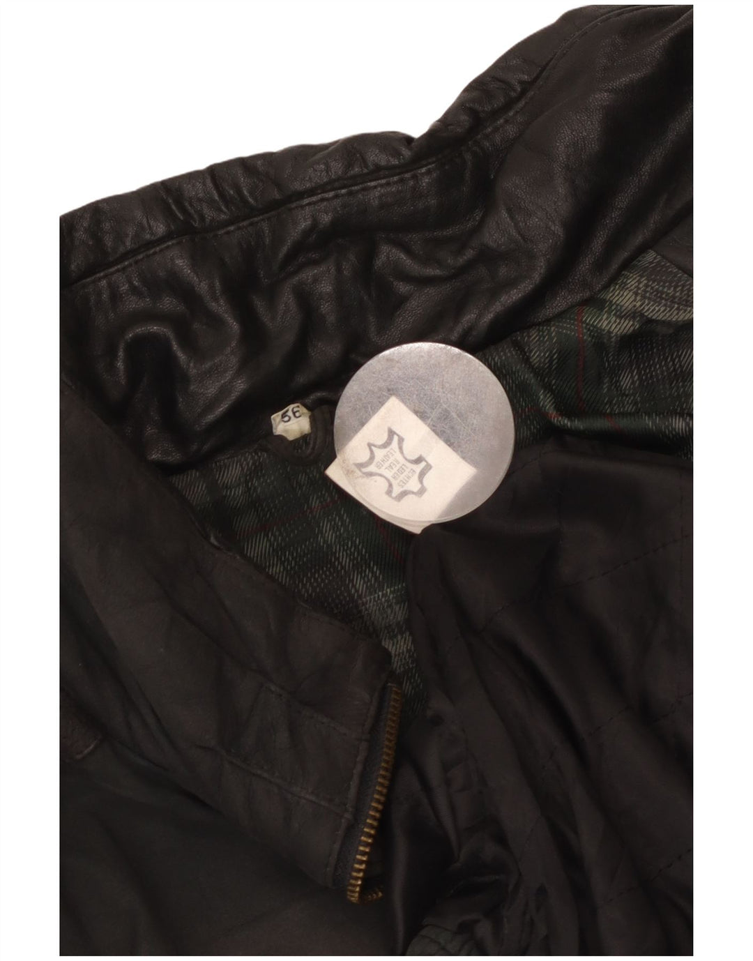 Vintage Ανδρικό Δερμάτινο Μπουφάν EU 56 3XL Μαύρο Δερμάτινο