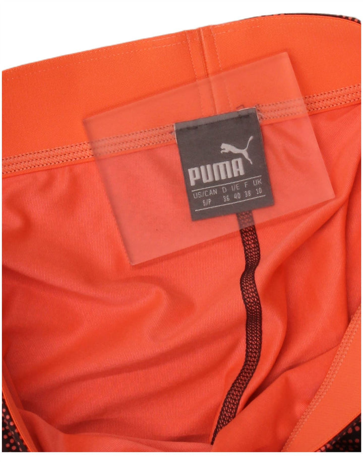 Puma Γυναικεία Abstract Pattern Κολάν Capri UK 10 Small πολύχρωμα