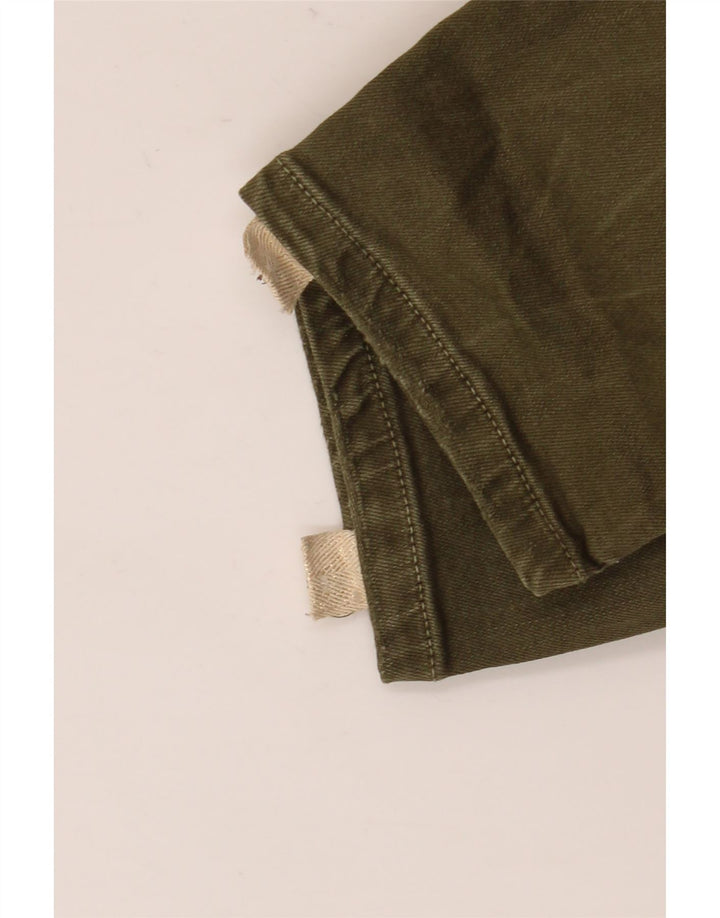 Zara Γυναικείο Slim Jeans EU 40 Medium W30 L27 Khaki Colourblock