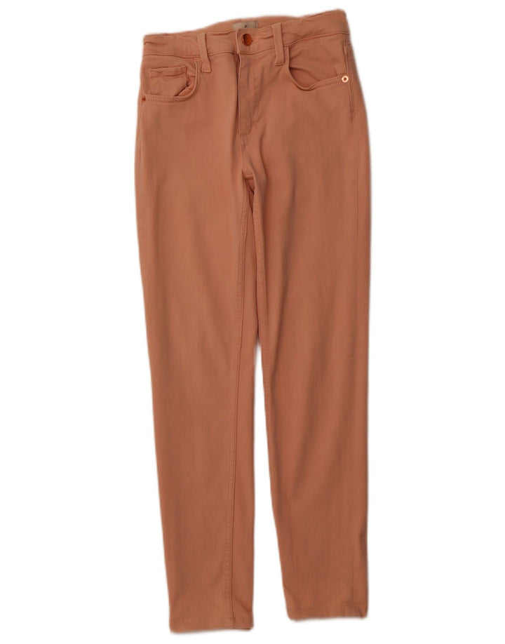 ΓΑΛΛΙΚΗ ΣΥΝΔΕΣΗ Γυναικεία Slim Jeans UK 6 XS W24 L25 Pink Cotton