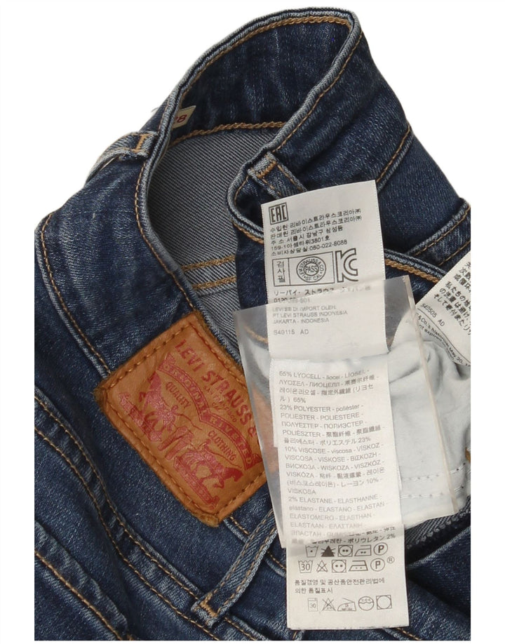 Γυναικείο Slim Jeans Levi's W28 L28 Blue Lyocell
