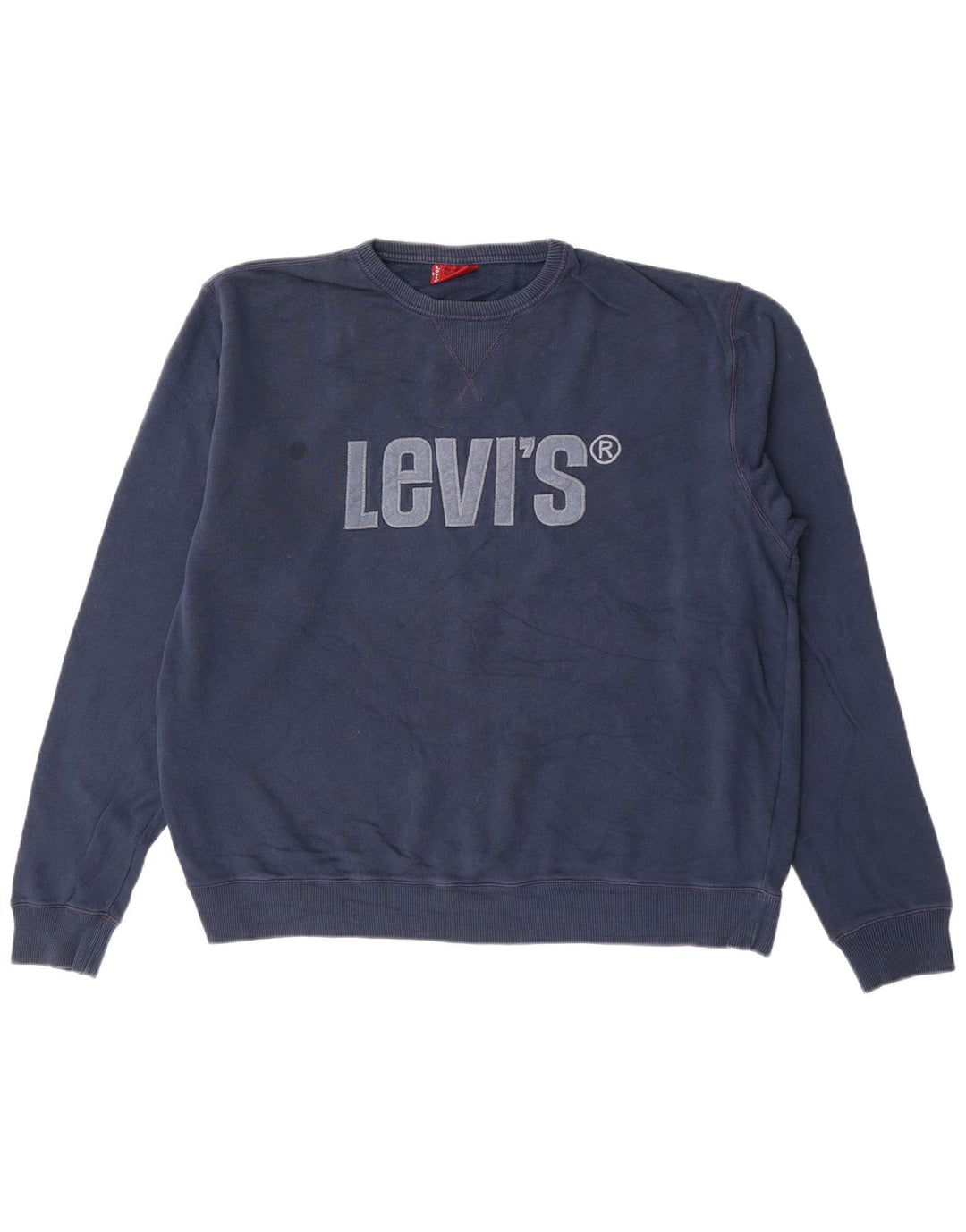 Ανδρικό γραφικό φούτερ Levi's Jumper XL Navy Blue Cotton
