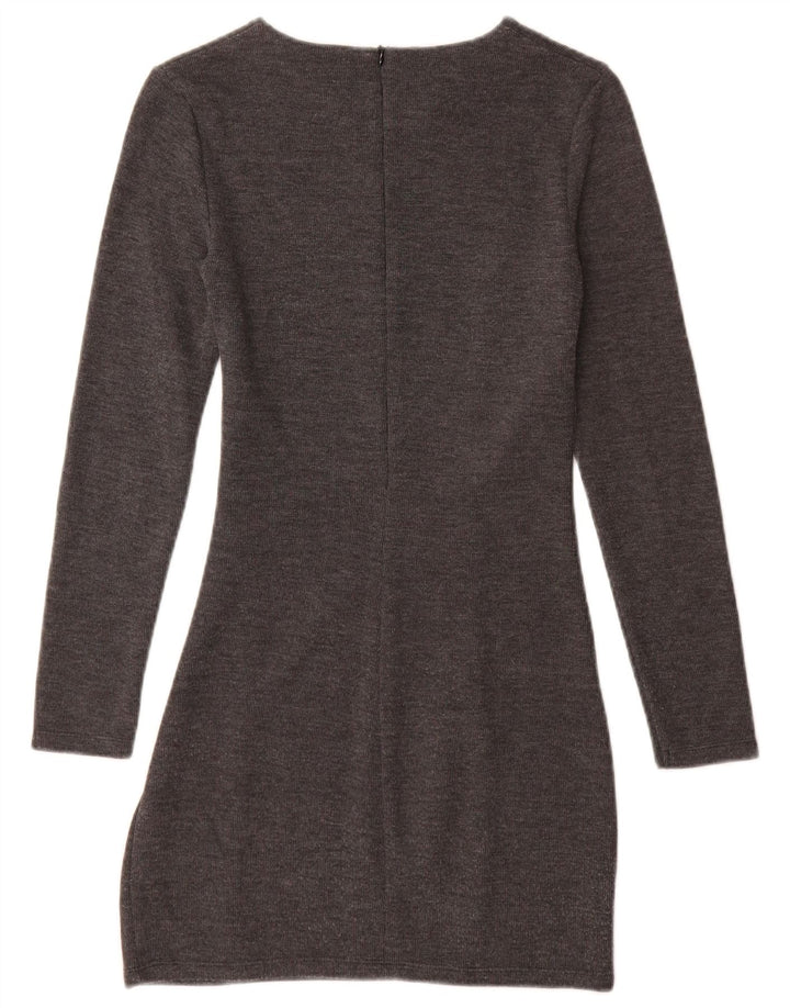Zara Γυναικείο φόρεμα Jumper UK 8 Μικρό Γκρι Βαμβακερό