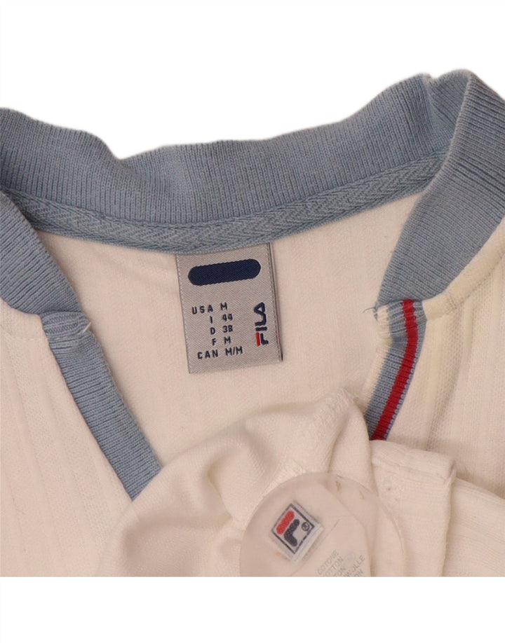 Fila Γυναικείο Γιλέκο Top IT 44 Μεσαίο Λευκό Βαμβακερό