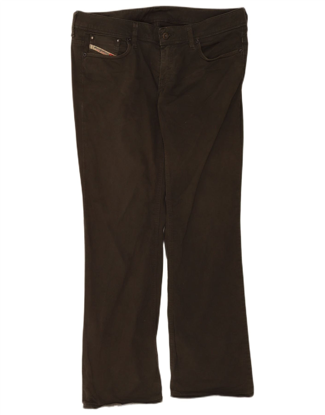 Diesel Γυναικείο Bootcut Jeans W33 L30 Χακί βαμβακερό