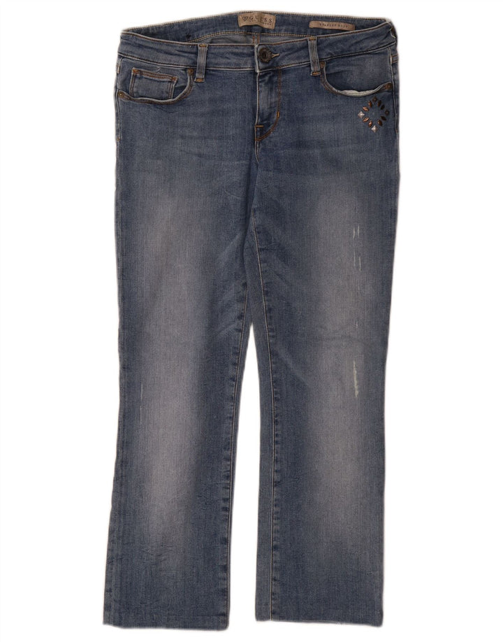 Guess Γυναικείο Starlet Bootcut Jeans W28 L25 Μπλε βαμβακερό
