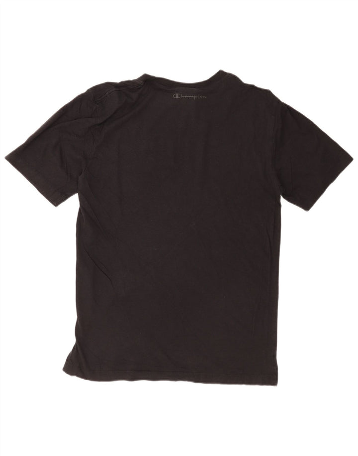 Ανδρικό T-Shirt Champion Top Μικρό μαύρο βαμβακερό