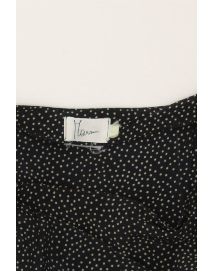 VINTAGE Womens Wrap Skirt W25 XS Black Spotted Vintage Vintage and Second-Hand Vintage from Messina Hembry 