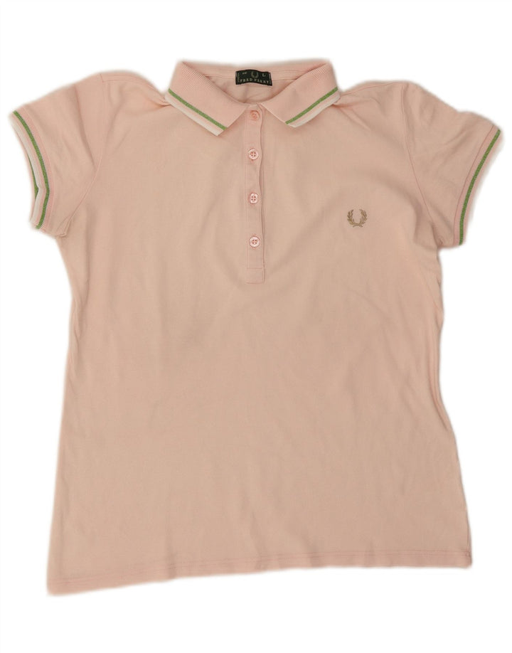 Fred Perry γυναικείο πουκάμισο πόλο UK 16 μεγάλο ροζ