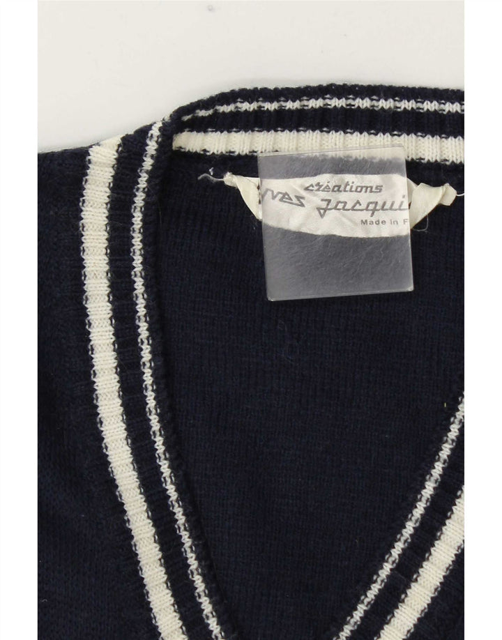 Vintage ανδρικό γιλέκο Tank Top Medium Navy Blue
